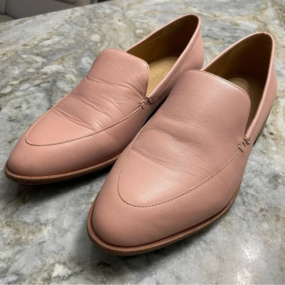 Madewell Frances Loafer Flat in Gentle Blush Pink Size 9.5 Style J8402 - Picture 3 of 11